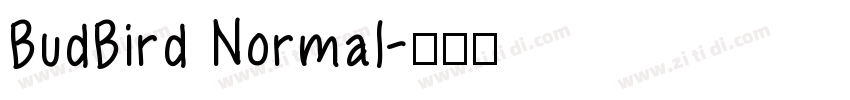 BudBird Normal字体转换
